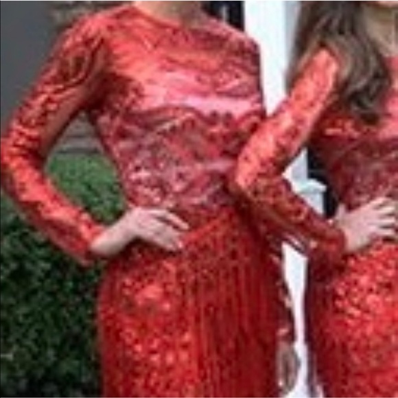 Sequin and Fringe Dress - Picture 2 of 4